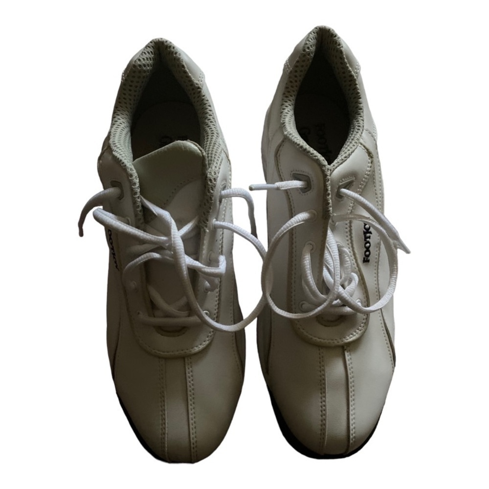 Footjoy Europa Womens Sz 10 Golf Shoes White Casual Lace Up Athletic Cleats